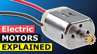 How does an Electric Motor work DC Motor explained [upl. by Amand531]