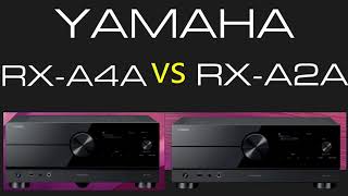 Yamaha RXA4A vs Yamaha RXA2A AVENTAGE 72Channel AV Receiver with 8K Technical Specs Comparison [upl. by Suoivatnod767]