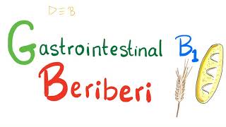 Gastrointestinal Beriberi  Biochemistry [upl. by Jonina]