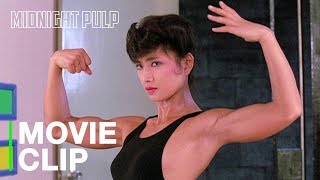 80s Japanese bae fights Jackie Chan amp gang  Clip from quotMy Lucky Starsquot 1985 [upl. by Aerdnu]