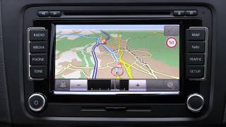 Erstkontakt VW RNS 510  Navigation MAPNAVTRAFFIC [upl. by Toffey]