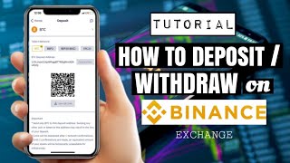 How to DEPOSIT or WITHDRAW on BINANCE EXCHANGE  Crypto App Tutorial [upl. by Hnilym]