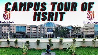 Campus Tour MS Ramaiah Institute of Technology Engineering college in Bangalore India [upl. by Rosetta557]