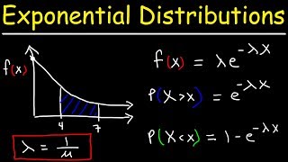 Probability Exponential Distribution Problems [upl. by Danice]