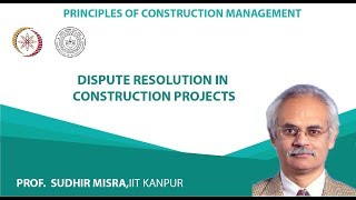 Dispute resolution in construction projects [upl. by Llehcim505]