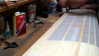 Applying Silk on RC Airplane Part 2 Dope Fabric Covering How 2 [upl. by Homovec]