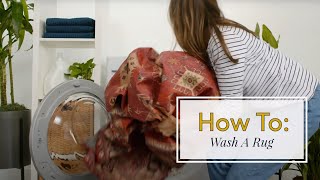 How to Wash Your Ruggable Rug  Ruggable [upl. by Hajidak]