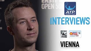 Kohlschreiber Reflects On QF Victory In Vienna 2017 [upl. by Aihsek]