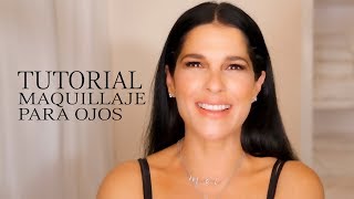 Tutorial maquillaje para ojos Martha Debayle [upl. by Tawney]