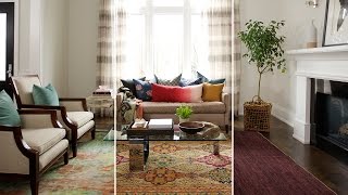 Interior Design – How To Use A Statement Rug To Transform A Room [upl. by Arodasi]