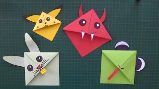 Origami Ep01 Separadores para libros fáciles de hacer [upl. by Clint]