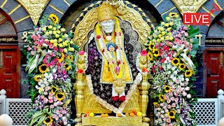 Shirdi Sai Baba Mandir Live  16 December 2024 Sai Temple Live [upl. by Ihcalam]