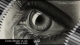 Como dibujar un ojo realista a lápiz paso a paso I How to draw eyes [upl. by Nigrom141]