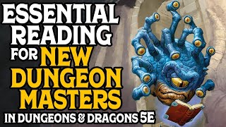 Essential Reading for New DMs in Dungeons and Dragons 5e [upl. by Ibba896]