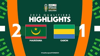 Mauritania 🆚 Gabon  Highlights  TotalEnergiesAFCONQ2023  MD6 Group I [upl. by Oilerua]