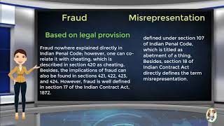 What is Difference Between Fraud amp Misrepresentation [upl. by Edobalo]