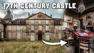 Incredible Abandoned 17th Century Castle in France  FULL OF HISTORICAL TREASURES [upl. by Nirrol]