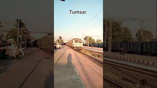 Tumsar passing train [upl. by Trofmoc]