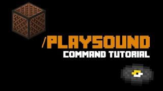 Playsound 115116 Command Tutorial All Command Series [upl. by Nehtiek]