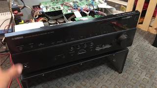 Fixing power shut off protection issue with Yamaha Receiver RX V675 [upl. by Ossy92]