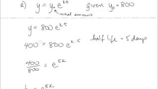 Calc II Lesson 06 Exponential Growth and Decay [upl. by Wivestad]