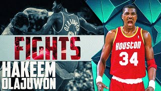 An Elbow Slap And Punch 5 Best Hakeem Olajuwon Fights [upl. by Adriena]