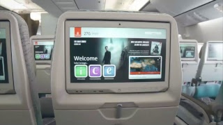 Cabin Tour  New Emirates Boeing 777300ER [upl. by Nolyd901]