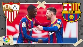 Sevilla vs Barcelona  LALIGA HIGHLIGHTS  2272021  beIN SPORTS USA [upl. by Aranahs]