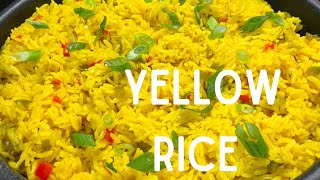 Easy Yellow Rice  How to Make Seasoned Yellow Rice  Recipe [upl. by Silyhp]