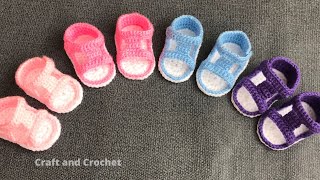 Easy crochet sandalscraft amp crochet sandals [upl. by Anileme383]