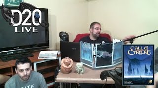 D20 Live Stream Call of Cthulhu the RPG [upl. by Yenolem191]