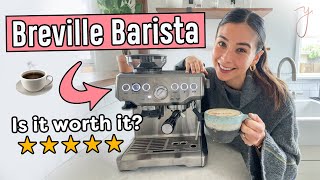 Breville Barista Express Review I How to use a beginners guide☕ [upl. by Nelleyram125]