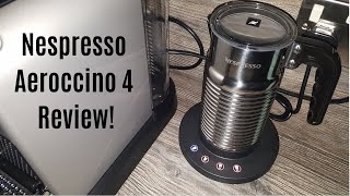 Nespresso Aeroccino 4 Milk Frother Review  Worth upgrading from the Aeroccino 3 [upl. by Eleen]