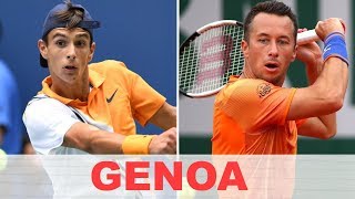 Lorenzo Musetti vs Philipp Kohlschreiber Highlights GENOA 2019 [upl. by Dryden414]