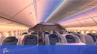 Boeing Cabin Experience  777X and 787 Dreamliner [upl. by Schwinn]