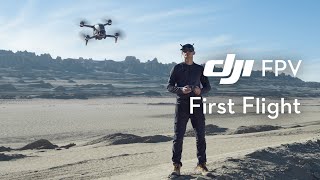 DJI FPV  First Flight and Beginners Guide  Start Flying a DJI FPV [upl. by Margarette]