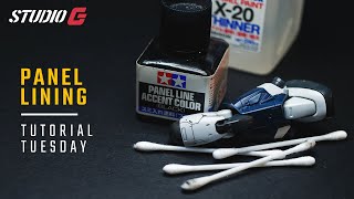 How to Panel Line Your Gunpla  Tutorial Tuesday [upl. by Assirhc]