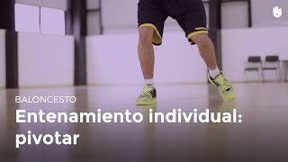 Entrenamiento individual pivotar  Baloncesto [upl. by Scutt]