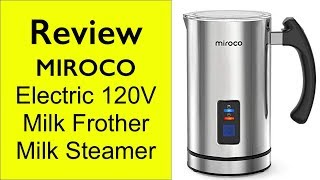 Review Miroco Milk Frother  How to make froth milk at home [upl. by Annaul]