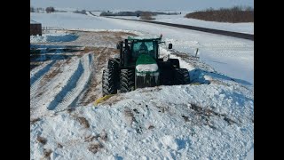 John Deere 4WD Snow Plowing [upl. by Amaty]