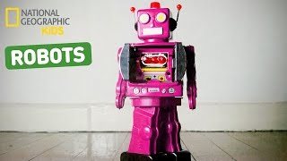 Fun Facts About Robots  Nat Geo Kids Robots Playlist [upl. by Reeva621]