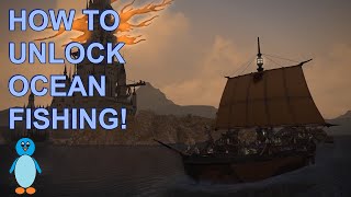 FFXIV  How to Unlock Ocean Fishing [upl. by Savitt319]