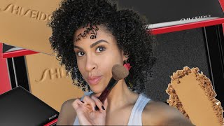 SHISEIDO  Synchro Skin SelfRefreshing Custom Finish Powder Foundation  Review  Demo  kinkysweat [upl. by Anitsyrc]