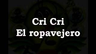 El ropavajero Cri Cri  LETRA By Sayka FanDub [upl. by Hackett]