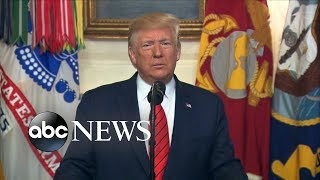 Trump announces death of ISIS leader  ABC News [upl. by Adialeda]