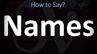 How to Pronounce Names CORRECTLY [upl. by Aehta]