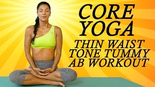 Yoga for Abs Core amp Belly Fat with Sanela  Beginners at Home Yoga Workout for a Flat Tummy [upl. by Nuawed]