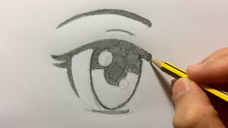 Como dibujar ojos en estilo anime [upl. by Gunter]