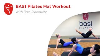 BASI Pilates Mat Workout with Rael Isacowitz [upl. by Gunner]