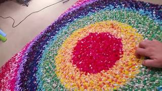 No Sew DIY Rag Rug Tutorial [upl. by Janik]